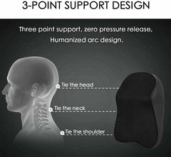 Car Seat Headrest Pillow Neck Support Cushion Pad Soft Memory Foam Breathable