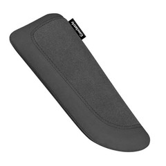 Alcantane Elbow Rest: Memory Foam Support for Car Legs and black right hand pad
