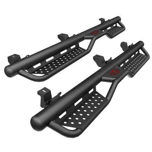 Running Boards Drop Down Steps Bars For 07-18 Jeep Wrangler JK Unlimited 4 Door