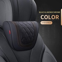 Comfortable Car Head Pillow Waist Support Car Back Seat Back Lumbar Cushion