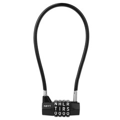 Cable Lock with Word Combination for Metal Fence, Shed, Gates, Outdoor Fence,…
