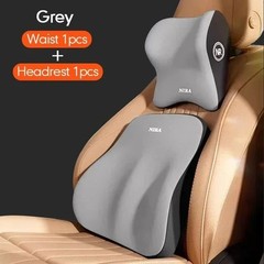 Memory Foam Car Universal Headrest Lumbar Cushion Back Cushion Lumbar Pillow Car