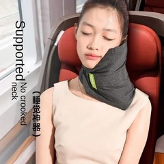 New Pattern Memory Foam Travel Pillow Neck Support Cushion with Washable.