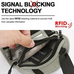 RFID Blocking Passport Holder Travel Wallet Bag Security Neck Pouch Anti-Theft
