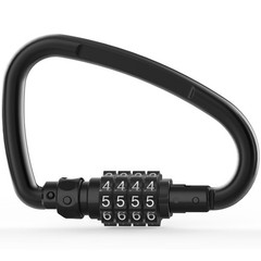 Locking Carabiner Heavy Duty, Large Carabiner Clip with Combination Lock, 4 i…