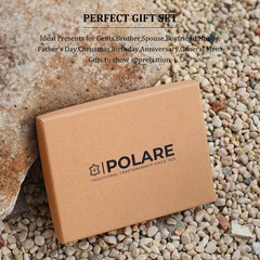 Polare Full Grain Leather Travel Passport Wallet with YKK Zipper and RFID Blo…