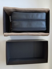 Leatherology Double Zip Toiletry Bag – Black