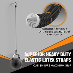 MARRTEUM Bungee Cords with Hooks 36 Inch Long Superior Latex 36 INCH, Black