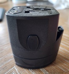 Brookstone World Travel Adapter 2 USB Charger Plug