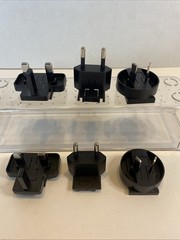 3 Sets Of 2 Universal Power Adapter ATTACHMENTS ONLY Unbranded