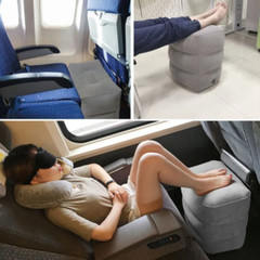 PVC Kids Flight Sleeping Footrest Pillow Resting Pillow on Airplane Car Bus Pill