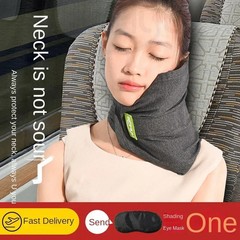New Pattern Memory Foam Travel Pillow Neck Support Cushion with Washable.