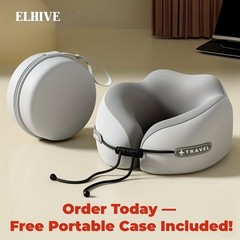 U Shaped Memory Foam Neck Pillows Soft Travel Pillow Massage Neck Pillow Sleepin