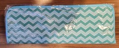 Extra large chevron curling iron case