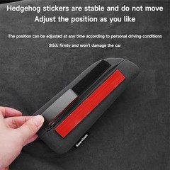 Alcantane Elbow Rest – Memory Foam Support for Car Legs – Black Right Hand Pad