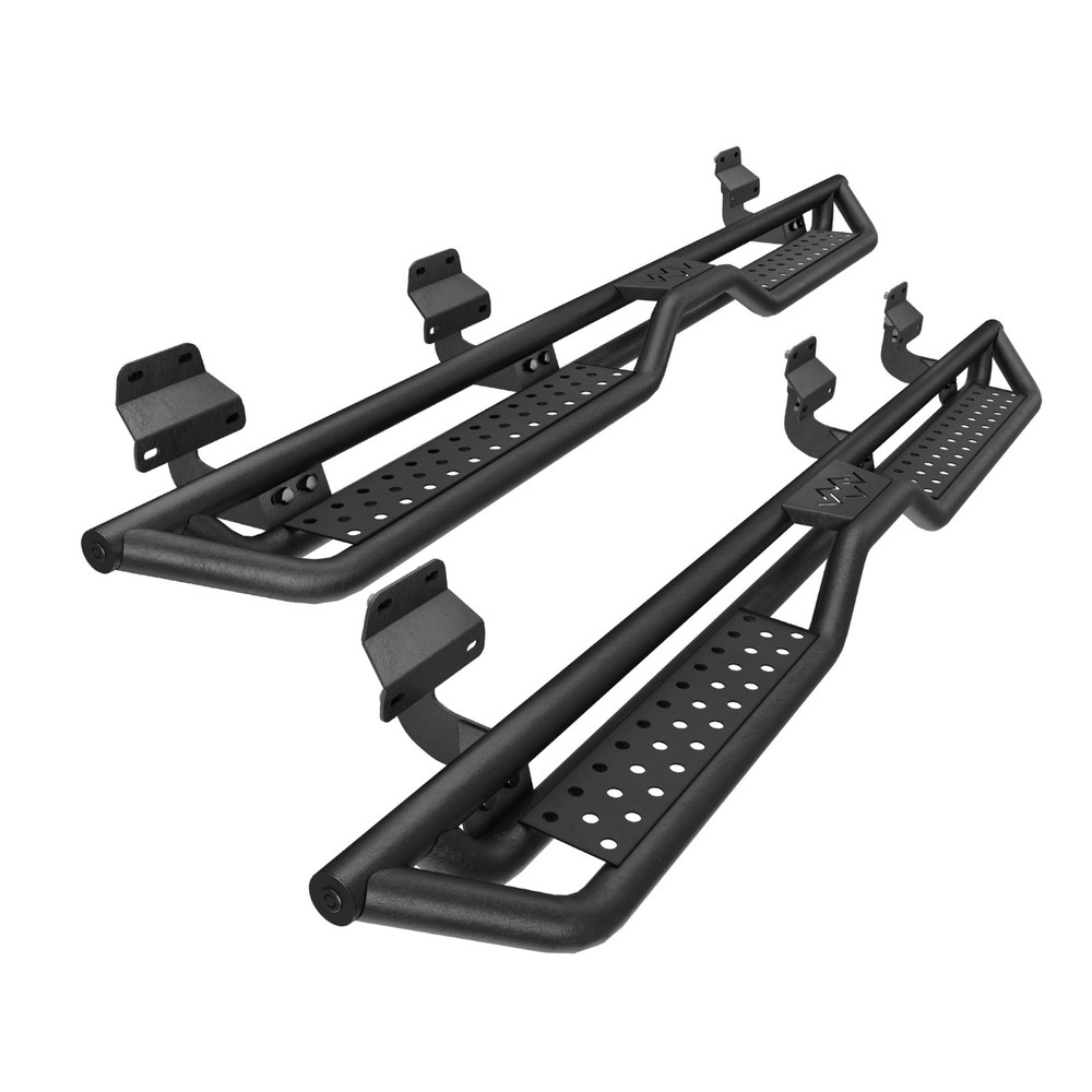 6″ Running Boards Side Steps For 2015-2024 Ford F-150 Super Crew Cab Nerf Bars
