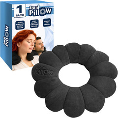 Donut Pillow for Airplane & , Sleeping Neck Pillow, Microbead Comfortable Pillow