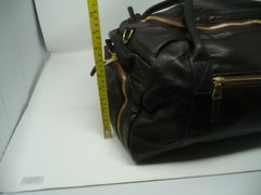 mark and Graham Harvey Overnighter MONOGRAMMED MPM Travel Carry on Espresso