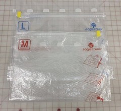 Eagle Creek Pack-It Compression Bags 2 Pack Medium & Large Clear