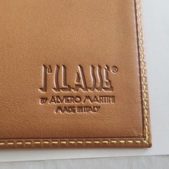 Alviero Martini Prima L’Classe Bifold 9015 Argentina Map Leather Italy