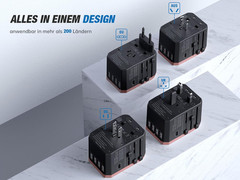Universal Travel Adapter, European Travel Plug Adapter – International Power Ada