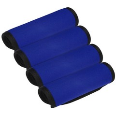 4PCS Luggage Handle Wrap Neoprene Luggage Identifiers for Suitcases,Blue