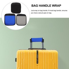 3 Pcs Decorative Handle Wraps Polyester Covers Detachable Luggage