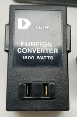 Foreign Electricity Converter Adapter Set KIT 1600 Watt CA-1600 4 pcs.