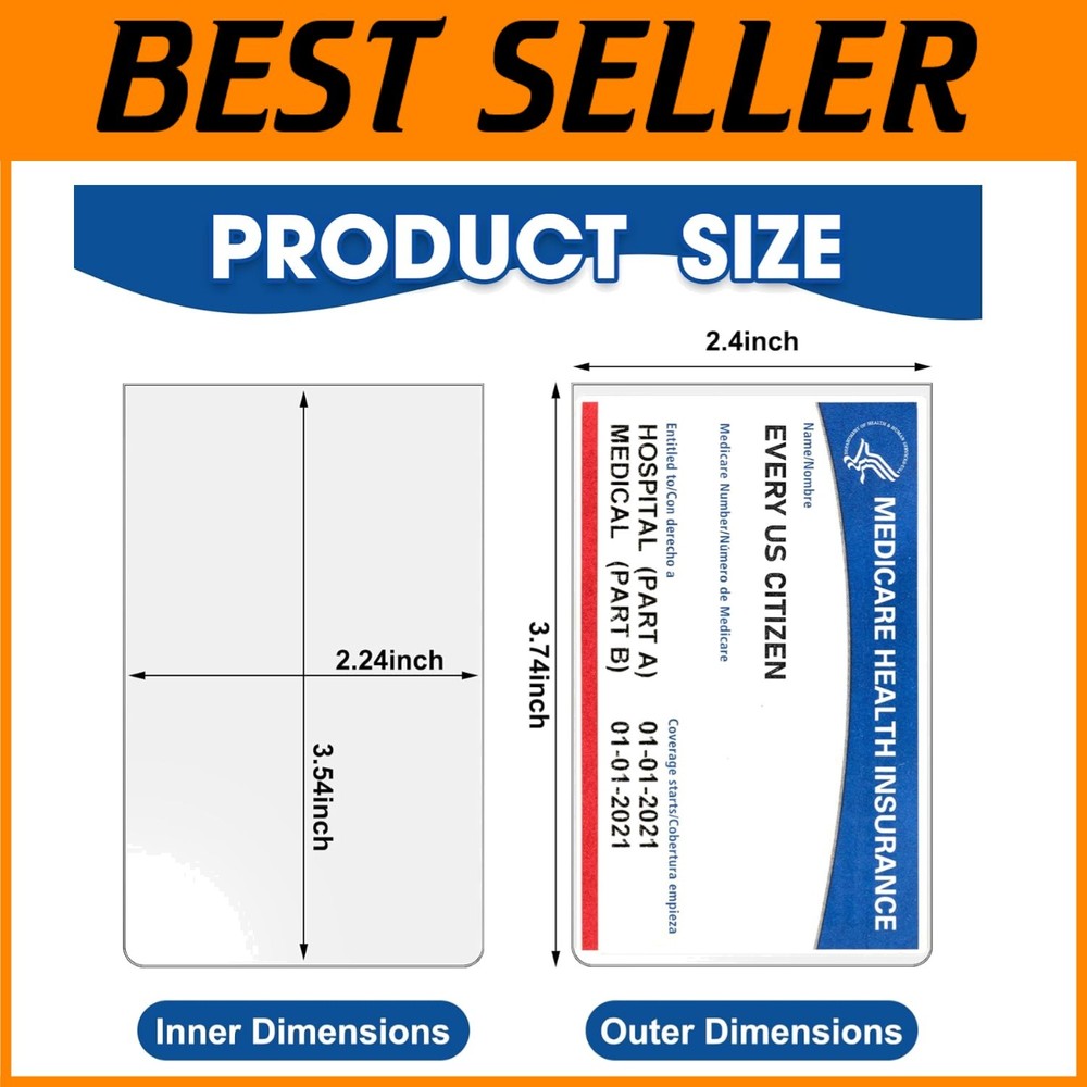 Waterproof Plastic Sleeves for Credit Cards (200)