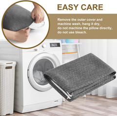 Travel Pillow Compressible Camping Pillow for Sleeping Shredded Memory Foam Pill