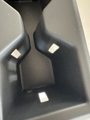 Black Silicone Dual Cup Holder Insert Organizer Replacement Tray Universal
