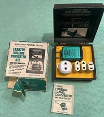 Vintage Francis Foreign Voltage Converter Kit 1600 Watt CA-1600