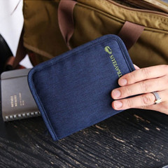 Passport Holder Family Travel Wallet RFID Document Passport Holder Organizer Bag